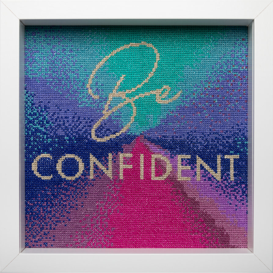 Be Confident Cross Stitch Kit | STITCHFINITY